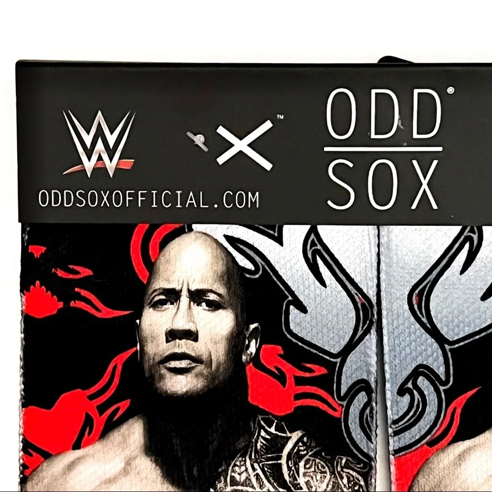 Odd Sox The Rock Crew Socks Mens Womens WWE Wrestling